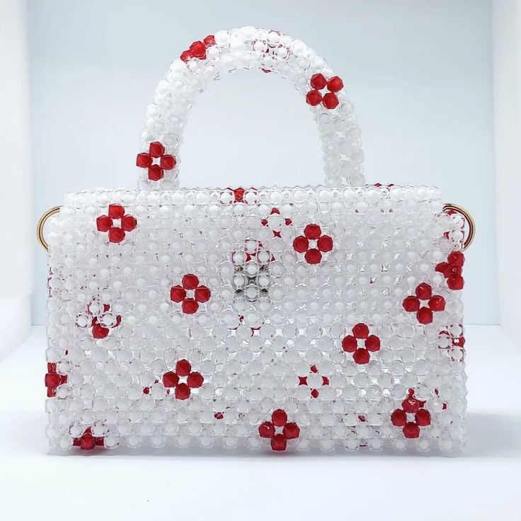 Cherry Blossom Beaded Handbag