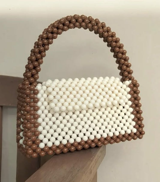 Elegant Duo Beaded Handbag